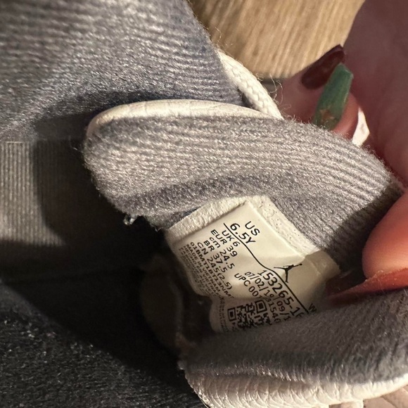 Jordan White and Black Athletic Shoes - Picture 3 of 5